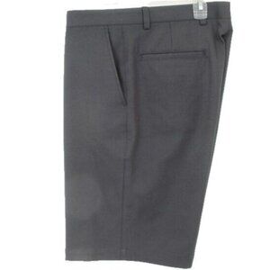 Oobe Shorts Chino Flat Front 10" Gray Stretch Pockets Outdoor Golf Men's 34